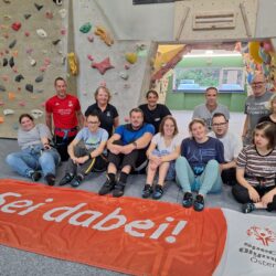 Klettertraining gestartet